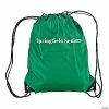 Best deal ⌛ Personalized Large Green Drawstring Bags - 12 Pc. 🛒 -OTC Shop 13598171