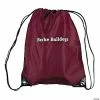 Cheap ✔️ Personalized Large Maroon Drawstring Bags - 12 Pc. 😍 -OTC Shop 13598176