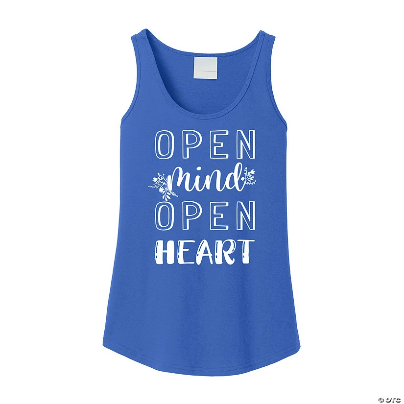 Budget 😉 Open Mind Open Heart 👩 Women’s Tank Top 🔥 4 Budget 😉 Open Mind Open Heart 👩 Women’s Tank Top 🔥 - Image 2