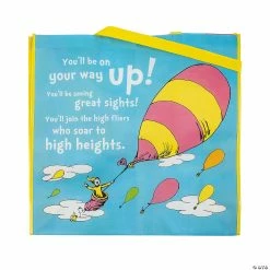 Best deal 🌟 19" x 17 1/2" Large Dr. Seuss™ Oh, the Places You’ll Go Nonwoven Tote Bag 🛒