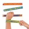 Cheapest ❤️ Award Saying Slap Bracelets - 12 Pc. ⌛ -OTC Shop award saying slap bracelets 12 pc 13707524