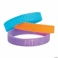 Outlet 👏 Be You Rubber Bracelets - 24 Pc. 🎉