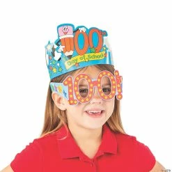 Cheap 🎉 Bulk 100th Day of School Crowns & Glasses - 48 Pc. ✔️ -OTC Shop bulk 100th day of school crowns and glasses 48 pc 13912812 a02