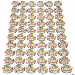 Hot Sale ❤️ Bulk 🥳 Birthday Crowns - 60 Pc. 🔔