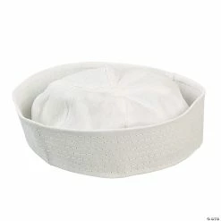 Hot Sale 🎉 Bulk DIY White Sailor Hats - 48 Pc. 🛒