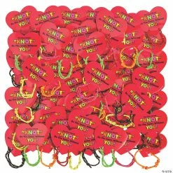 Brand new 👏 Bulk Knot Bracelet Valentine Exchanges with Card for 72 🧨