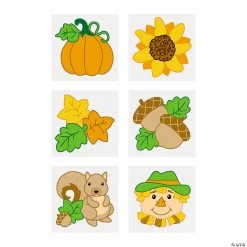 Best deal 🌟 Fall Temporary Tattoos - 72 Pc. 🎁