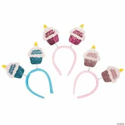 Buy 👏 Happy 🎂 Birthday Cupcake Head Boppers - 6 Pc. 🥰