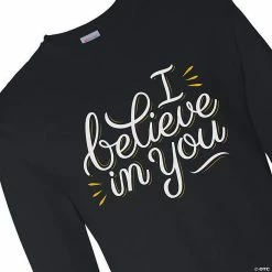 Best reviews of 🎉 I Believe in You Adult’s Long Sleeve T-Shirt 🔥