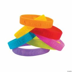 Best deal 🥰 I Love Math Sayings Rubber Bracelets - 24 Pc. ⌛