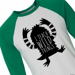 Brand new 🔥 I Teach Wild Things Adult's ⚾ Baseball T-Shirt 😀