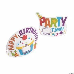 Budget 🎉 Kid's 🥳 Birthday Party Crowns - 12 Pc. 🎁