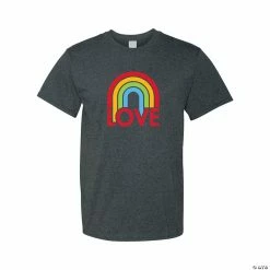 Cheap ⌛ Love Rainbow Adult’s T-Shirt ✔️