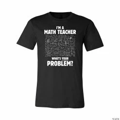 Best Pirce 🎁 Math Teacher Adults’s T-Shirt 😉