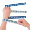 Cheapest 👍 Metallic Snowflake Slap Bracelets - 12 Pc. 🧨 -OTC Shop metallic snowflake slap bracelets 12 pc 4 877a