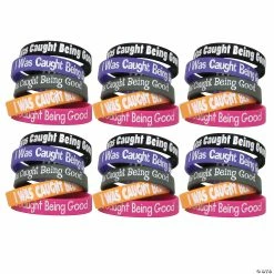 Hot Sale ⭐ Teacher Created Resources I Was Caught Being Good Wristband Pack, 10 Per Pack, 6 Packs 😉