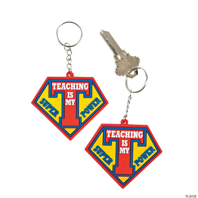Discount โญ Teacher Superpower Keychains - 12 Pc. ๐ 3 Discount โญ Teacher Superpower Keychains - 12 Pc. ๐