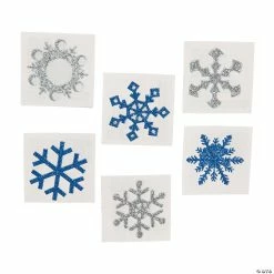 Best Sale ✨ Winter Snowflake Glitter Temporary Tattoo Stickers- 12 Pc. 😍
